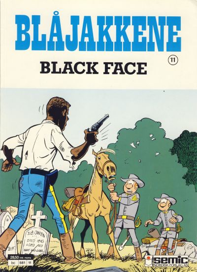 Cover for Blåjakkene (Semic, 1987 series) #11 - Black Face