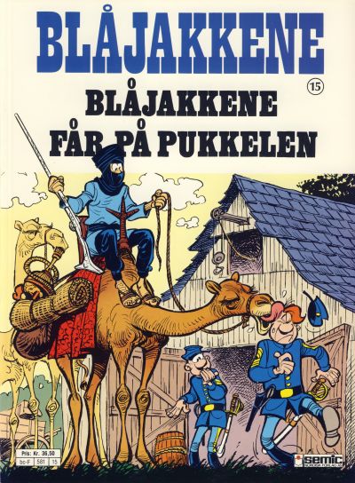 Cover for Blåjakkene (Semic, 1987 series) #15 - Blåjakkene får på pukkelen