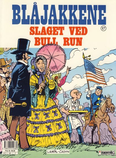 Cover for Blåjakkene (Semic, 1987 series) #17 - Slaget ved Bull Run