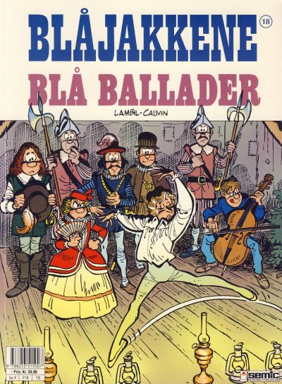 Cover for Blåjakkene (Semic, 1987 series) #18 - Blå ballader