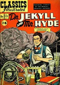 Cover for Classics Illustrated (Thorpe & Porter, 1951 series) #13 - Dr. Jekyll and Mr. Hyde