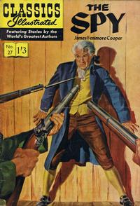 Cover Thumbnail for Classics Illustrated (Thorpe & Porter, 1951 series) #27 - The Spy
