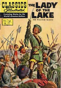 Cover Thumbnail for Classics Illustrated (Thorpe & Porter, 1951 series) #28 - The Lady of the Lake