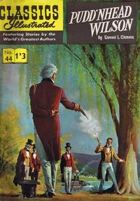Cover Thumbnail for Classics Illustrated (Thorpe & Porter, 1951 series) #44 - Pudd'nhead Wilson