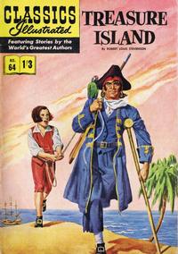 Cover Thumbnail for Classics Illustrated (Thorpe & Porter, 1951 series) #64 - Treasure Island