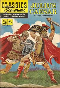 Cover Thumbnail for Classics Illustrated (Thorpe & Porter, 1951 series) #68 - Julius Caesar