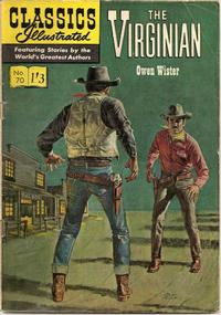 Cover Thumbnail for Classics Illustrated (Thorpe & Porter, 1951 series) #70 - The Virginian