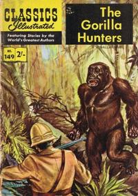 Cover Thumbnail for Classics Illustrated (Thorpe & Porter, 1951 series) #149 - The Gorilla Hunters