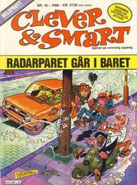Cover Thumbnail for Clever & Smart (Bladkompaniet / Schibsted, 1988 series) #10 - Radarparet går i baret