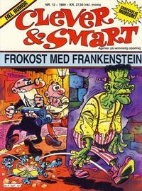 Cover Thumbnail for Clever & Smart (Bladkompaniet / Schibsted, 1988 series) #12 - Frokost med Frankenstein