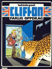 Cover Thumbnail for Clifton (Semic, 1982 series) #[2] - Farlig oppdrag