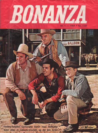 Cover for Bonanza (Serieforlaget / Se-Bladene / Stabenfeldt, 1964 series) #1/1964