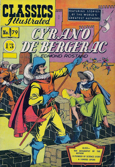 Cover for Classics Illustrated (Thorpe & Porter, 1951 series) #79 - Cyrano de Bergerac