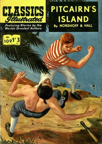 Cover for Classics Illustrated (Thorpe & Porter, 1951 series) #109 - Pitcairn's Island