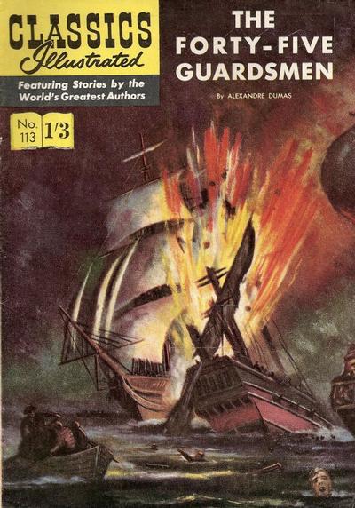 Cover for Classics Illustrated (Thorpe & Porter, 1951 series) #113 - The Forty-five Guardsmen