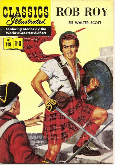 Cover for Classics Illustrated (Thorpe & Porter, 1951 series) #118 - Rob Roy