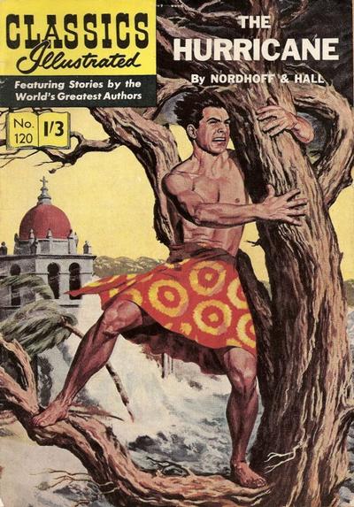 Cover for Classics Illustrated (Thorpe & Porter, 1951 series) #120 - The Hurricane