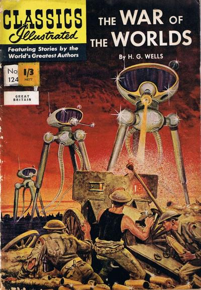 Cover for Classics Illustrated (Thorpe & Porter, 1951 series) #124 - The War of the Worlds