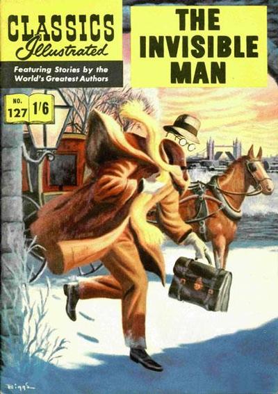 Cover for Classics Illustrated (Thorpe & Porter, 1951 series) #127 - The Invisible Man