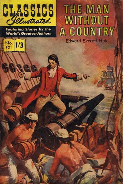 Cover for Classics Illustrated (Thorpe & Porter, 1951 series) #131 - The Man Without a Country