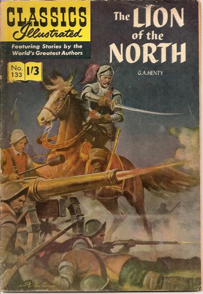 Cover for Classics Illustrated (Thorpe & Porter, 1951 series) #133 - The Lion of the North