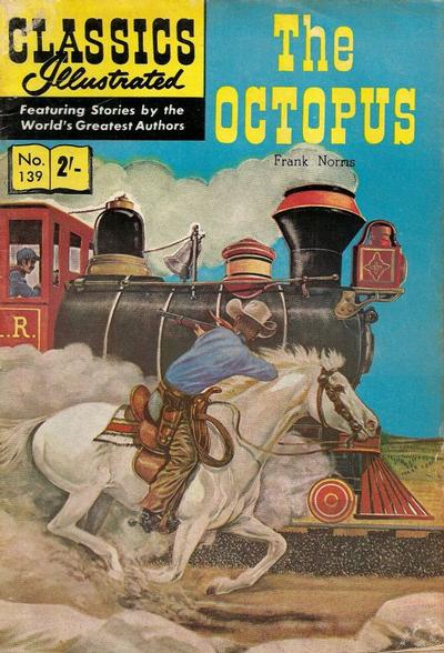 Cover for Classics Illustrated (Thorpe & Porter, 1951 series) #139 - The Octopus