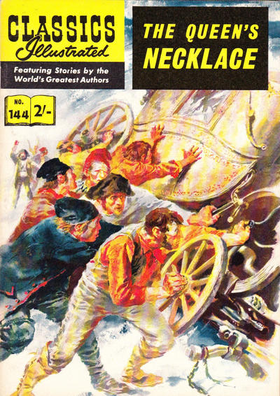 Cover for Classics Illustrated (Thorpe & Porter, 1951 series) #144 - The Queen's Necklace