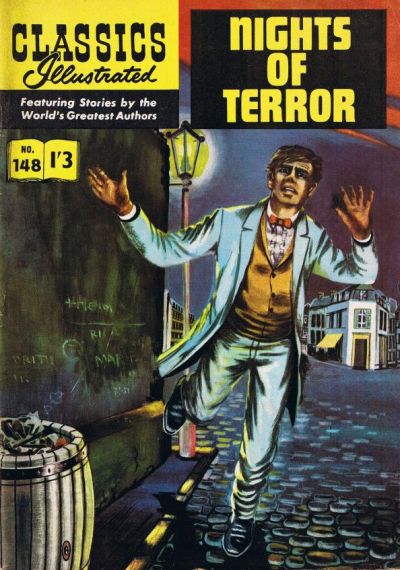 Cover for Classics Illustrated (Thorpe & Porter, 1951 series) #148 - Nights of Terror