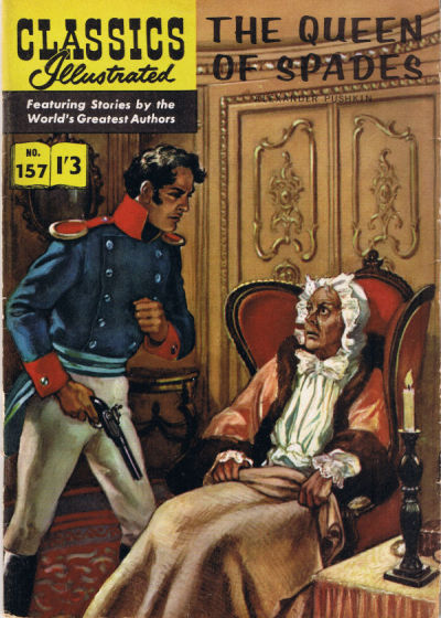 Cover for Classics Illustrated (Thorpe & Porter, 1951 series) #157 - The Queen of Spades