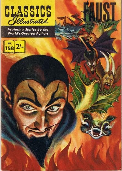 Cover for Classics Illustrated (Thorpe & Porter, 1951 series) #158 - Faust