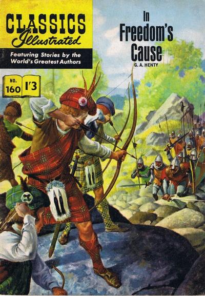 Cover for Classics Illustrated (Thorpe & Porter, 1951 series) #160 - In Freedom's Cause