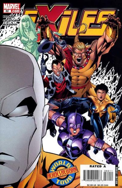 Cover for Exiles (Marvel, 2001 series) #82 [Direct Edition]