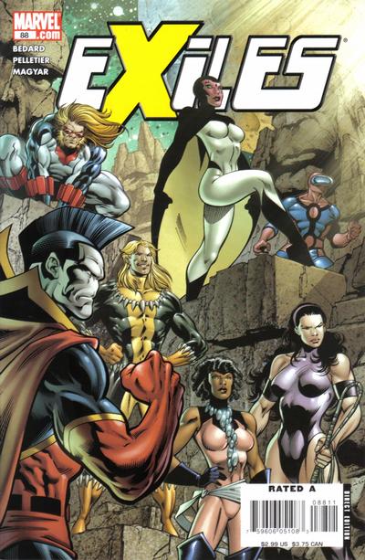 Cover for Exiles (Marvel, 2001 series) #88