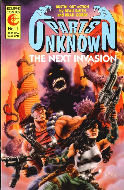 Cover for Parts Unknown II: The Next Invasion (Eclipse, 1993 series) #1