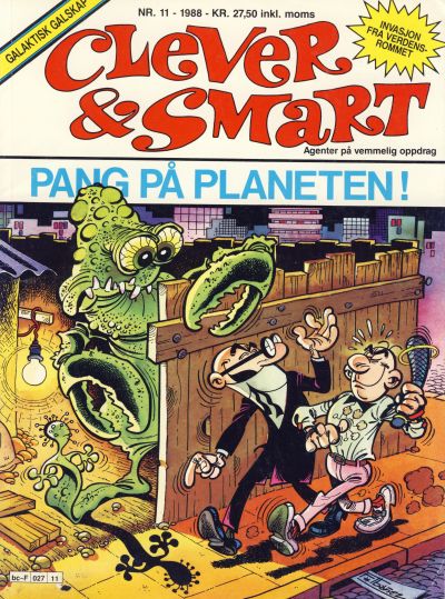 Cover for Clever & Smart (Bladkompaniet / Schibsted, 1988 series) #11 - Pang på planeten!