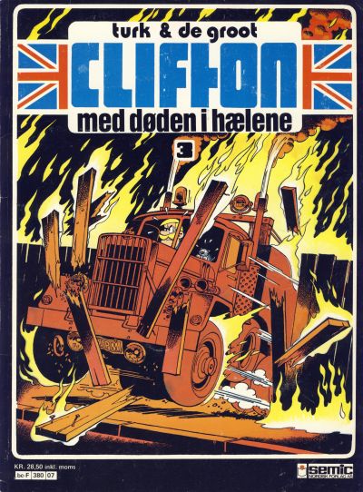 Cover for Clifton (Semic, 1982 series) #[7] - Med døden i hælene