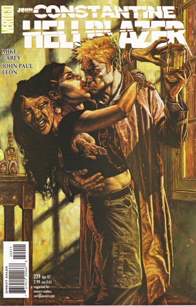Cover for Hellblazer (DC, 1988 series) #229