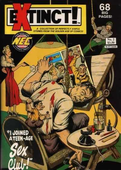 Cover for Extinct (New England Comics, 1991 series) #2