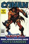 Cover for Conan (Bladkompaniet / Schibsted, 1990 series) #1/1992