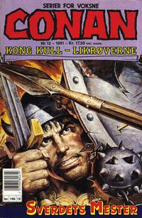 Cover Thumbnail for Conan (Bladkompaniet / Schibsted, 1990 series) #12/1991