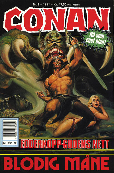 Cover for Conan (Bladkompaniet / Schibsted, 1990 series) #2/1991