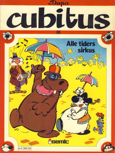 Cover for Cubitus (Semic, 1980 series) #2 - Alle tiders sirkus