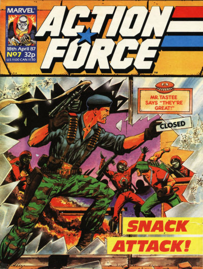 Cover for Action Force (Marvel UK, 1987 series) #7