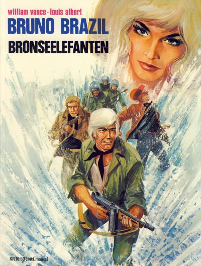 Cover for Bruno Brazil (Winthers forlag, 1979 series) #2 - Bronseelefanten