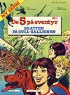 Cover for De 5 på eventyr (Hjemmet / Egmont, 1983 series) #1 - Skatten på gull-gallionen