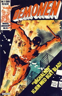 Cover for Demonen (Semic, 1986 series) #1/1986