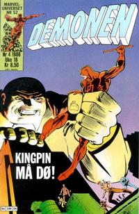 Cover Thumbnail for Demonen (Semic, 1986 series) #4/1986