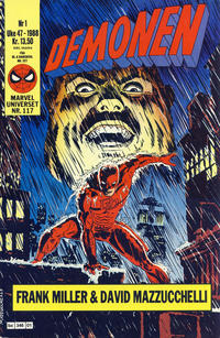 Cover Thumbnail for Demonen (Semic, 1986 series) #1/1988