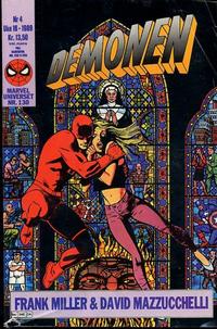 Cover Thumbnail for Demonen (Semic, 1986 series) #4/1989
