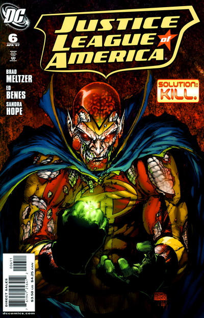 Cover for Justice League of America (DC, 2006 series) #6 [Michael Turner Cover]